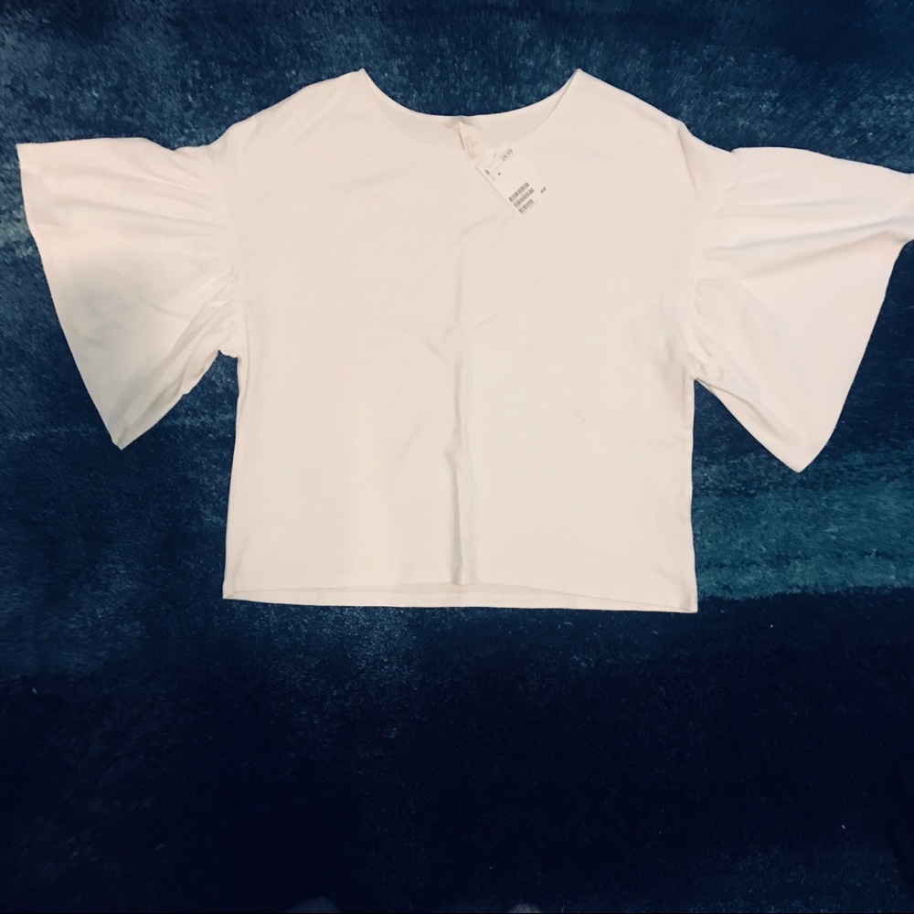 H&M Flutter Sleeve Tee